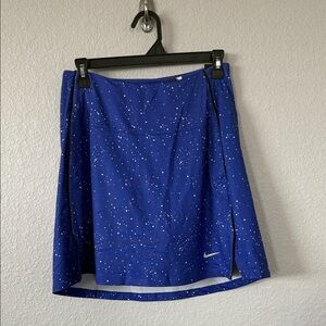 Nike Golf dri-fit Royal Blue Skirt with White Dots